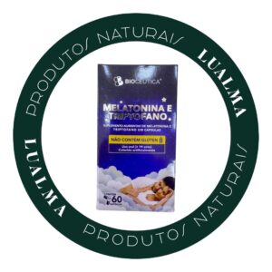 MELATONINA E L-TRIPTOFANO BIOCÊUTICA  0,21MG(melatonina) 42MG(L-Triptofano) - 60CÁPSULAS