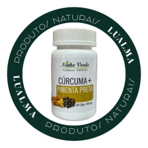 CÚRCUMA + PIMENTA PRETA NINHO VERDE 500mg - 60 CÁPSULAS