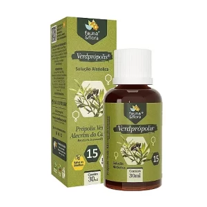 PRÓPOLIS VERDE ALCOÓLICO VERDPRÓPOLIS 15% (30ml) FAUNA&FLORA