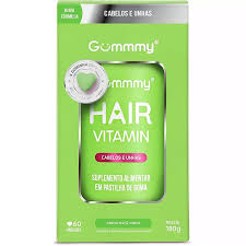 GUMMMY HAIR GOMA VITAMINA MAÇA-VERDE - 60CÁPSULAS