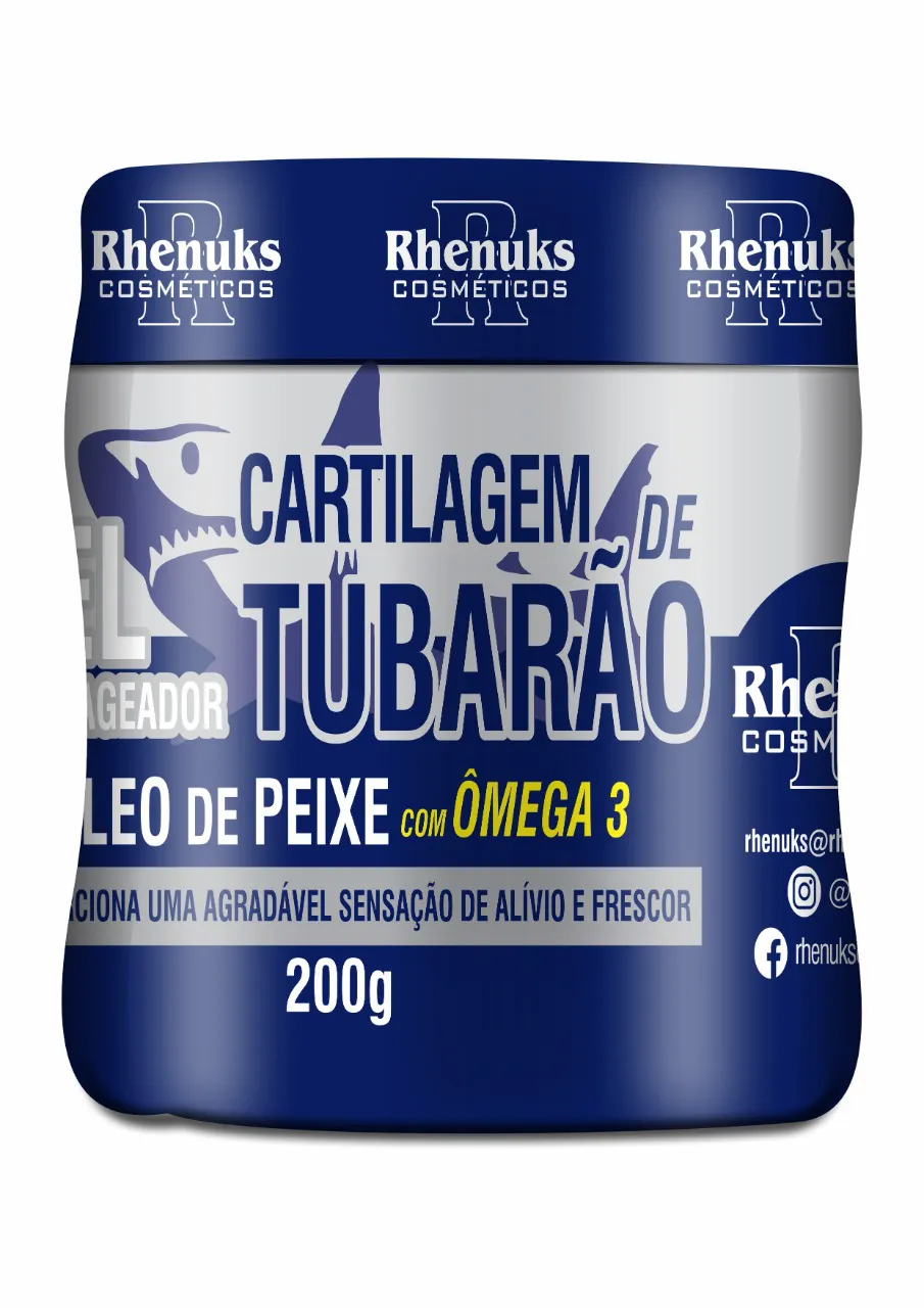 GEL MASSAGEADOR CATILAGEM DE TUBARÃO