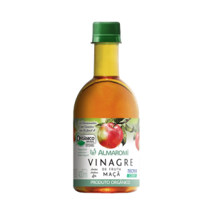 VINAGRE DE MAÇA ORGÂNICO 4,0% DE ACIDEZ 400ml - ALMAROMI