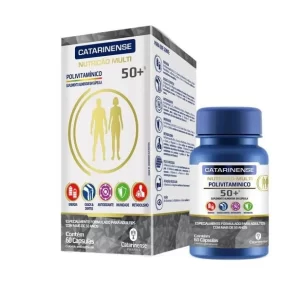 POLIVITAMÍNIMO 50+ CATARINENSE - 60CÁPSULAS