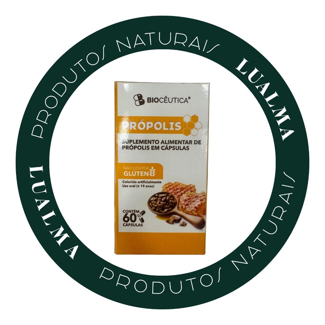 PRÓPOLIS COM SUPLEMENTO ALIMENTAR BIOCÊUTICA - 60CÁPSULAS