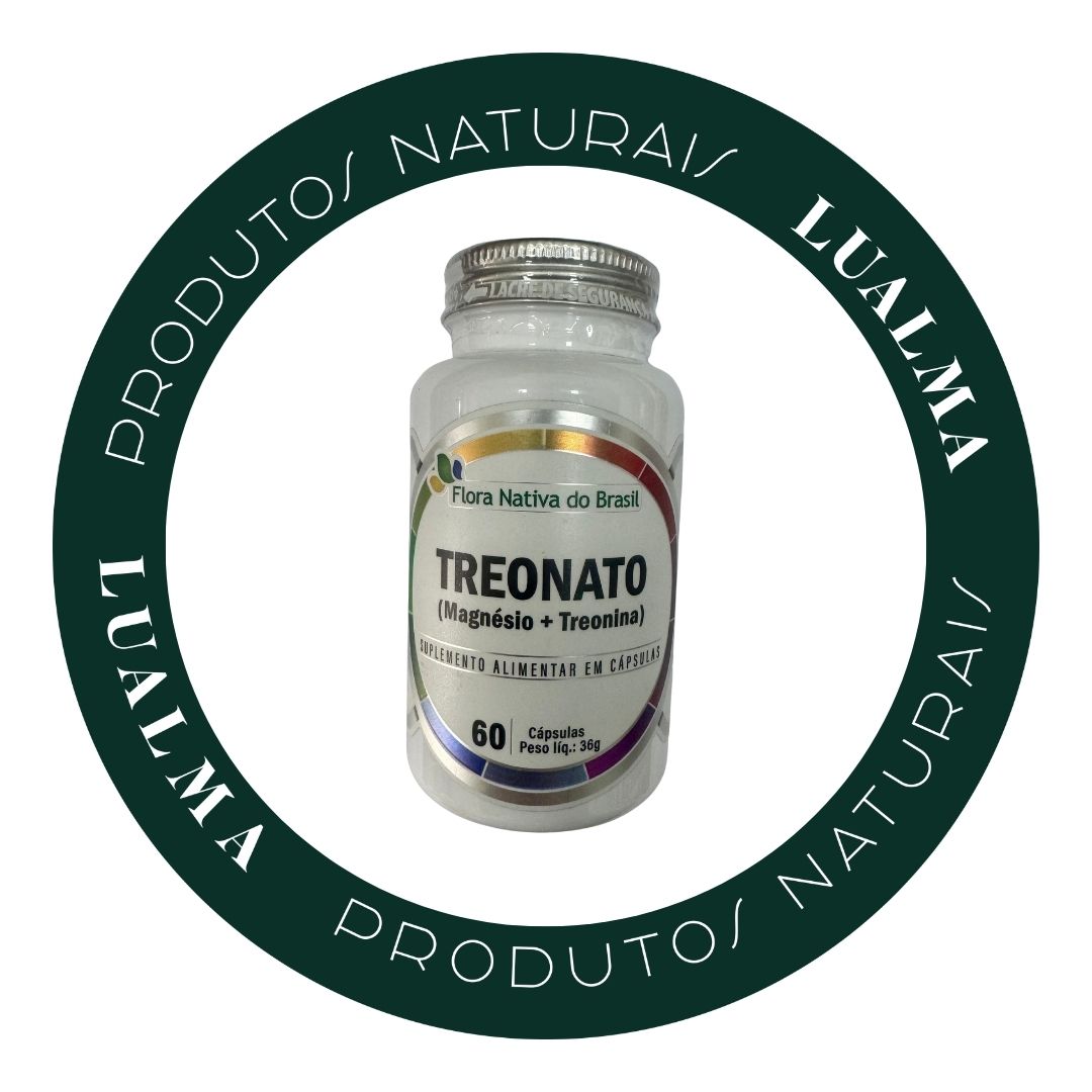 TREONATO MAG TREONINA 600mg FLORA NATIVA DO BRASIL -60CÁPS