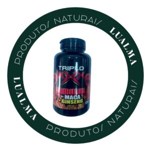 TRIBULUS+MACA+GINSENG 500mg TRIPLO X - 120CÁPSULAS