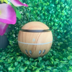 AROMATIZADOR COGUMELO COM FURO MADEIRA