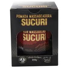 POMADA MASSAGEADORA SUCURI PRETA 240g