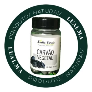 CARVÃO VEGETAL NINHO VERDE - 500mg - 60CÁPSULAS