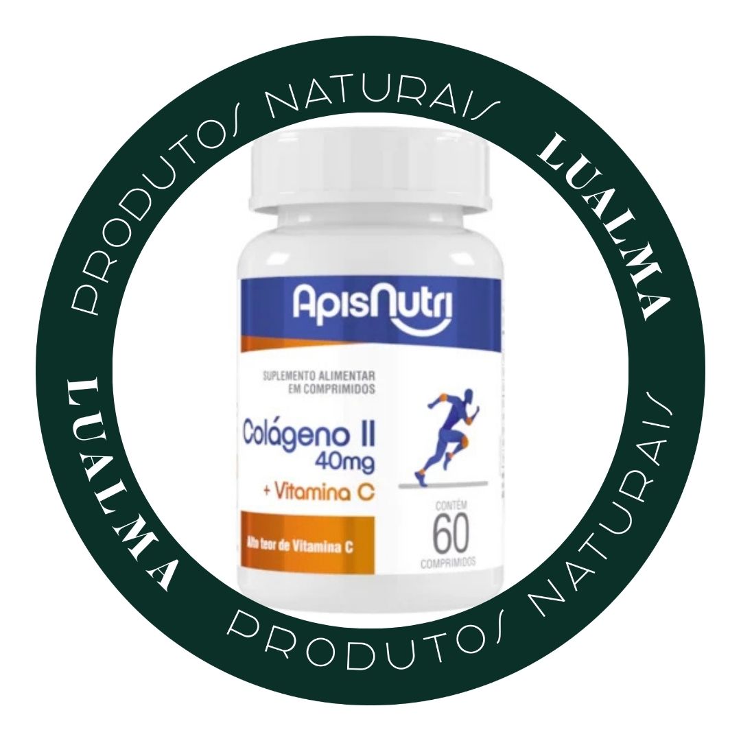 COLAGENO TIPO II 40mg + VITAMINA C - APIS NUTRI 60CÁPSULAS