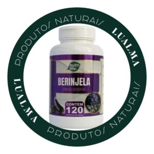 BERINJELA COM ALCACHOFRA NUTRI LIFE 500MG - 120CÁPSULAS