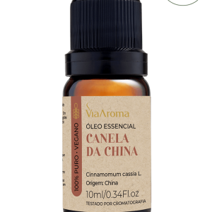 ÓLEO ESSENCIAL DE CANELA DA CHINA VIA AROMA 10ml