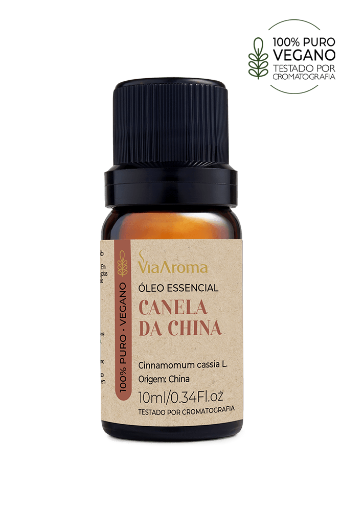 ÓLEO ESSENCIAL DE CANELA DA CHINA VIA AROMA 10ml