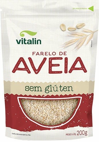 VITALIN FARELO DE AVEIA S/GLÚTEN 200G