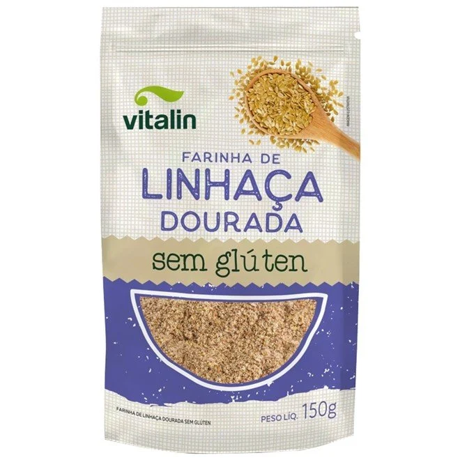 VITALIN FARINHA DE LINHACA DOURADA S/GLÚTEN 150G