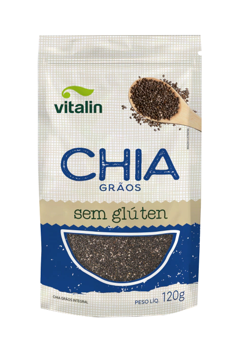 VITALIN GRAOS CHIA INTEG.S/GLÚTEN 120G