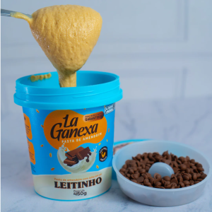 PASTA DE AMENDOIM SABOR LEITINHO COM WHEY PROTEIN 450g