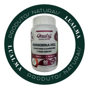 BERBERINA HCL + GARCINIA CAMBOGIA + FENO GREGO 60CÁPSULAS 700mg - QNUTRI