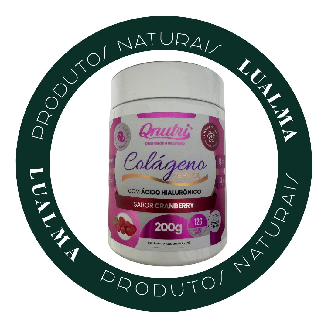 COLÁGENO VERISOL COM ÁCIDO HIALURÔNICO - SABOR CRANBERRY 200G