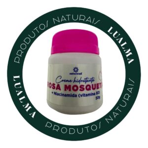 CREME HIDRATANTE ROSA MOSQUETA +NIACINAMIDA(VITAMINA B3) - 50G NATIVA BRASIL