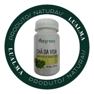 CHÁ DA VIDA COMPOSTO DIABETICOS 60CÁPS 500MG NINHO VERDE