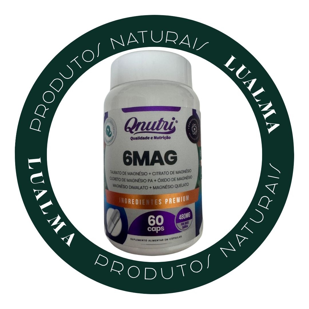 6 MAGNÉSIOS QNUTRI 60CAPS 480mg