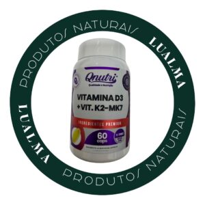 VITAMINA D3 + VIT.K2-MK7 60CAPS QNUTRI