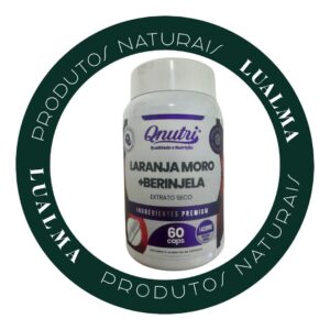 LARANJA MORO + BERINJELA 60CÁPSULAS 1400mg QNUTRI
