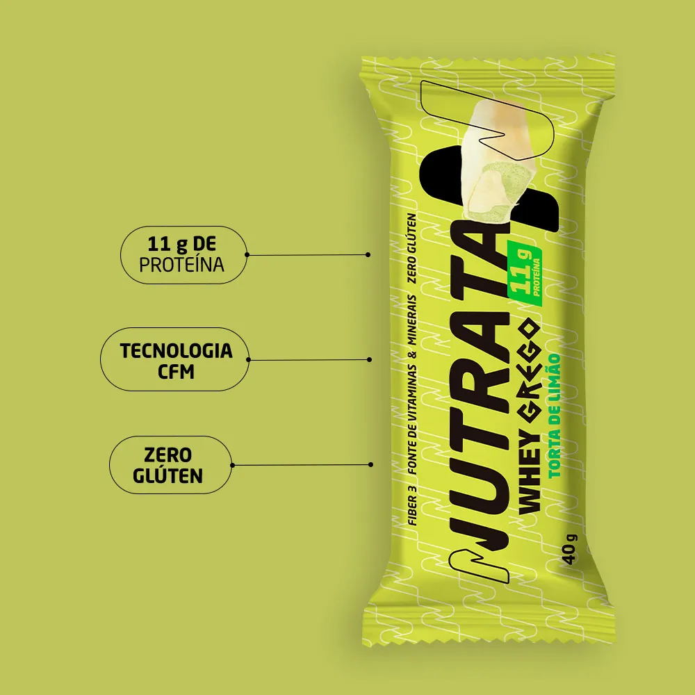 NUTRATA WHEY GREGO BAR TORTA DE LIMÃO