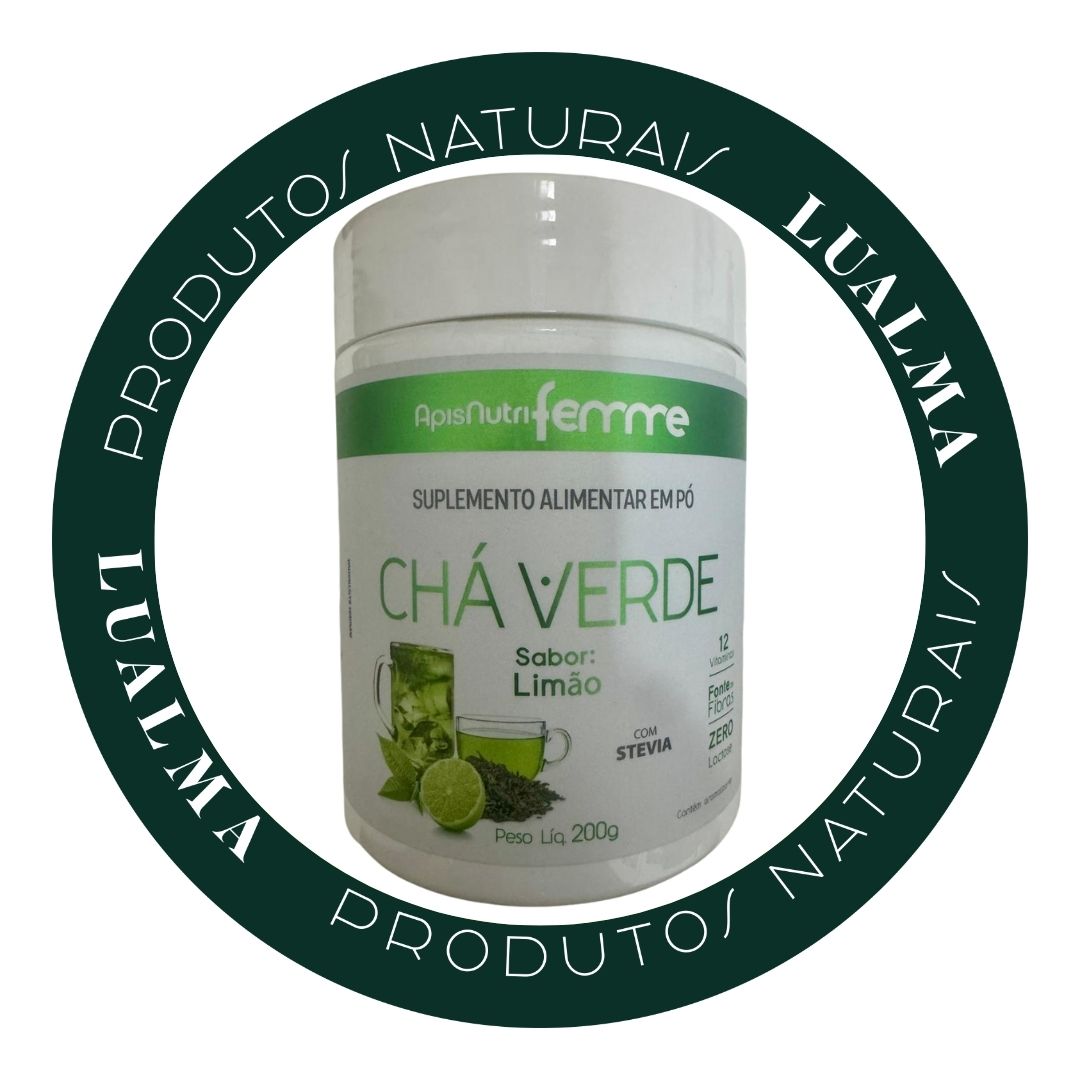 CHÁ VERDE SABOR LIMÃO COM STÉVIA 200G