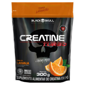 CREATINE TURBO BLACK SKULL 300G LARANJA