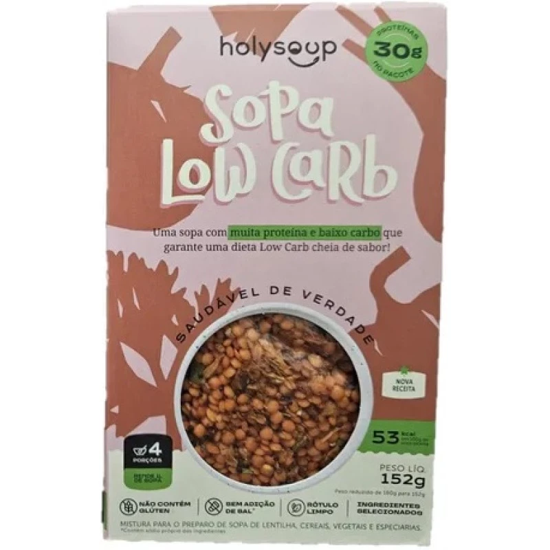 HOLYFOODS SOPA LOW CARB Z/G 130G