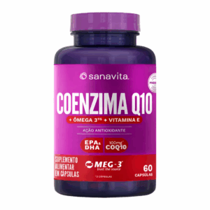 COEZIMA Q10 + OMEGA 3 - POTE 6- 60 CÁPSULAS