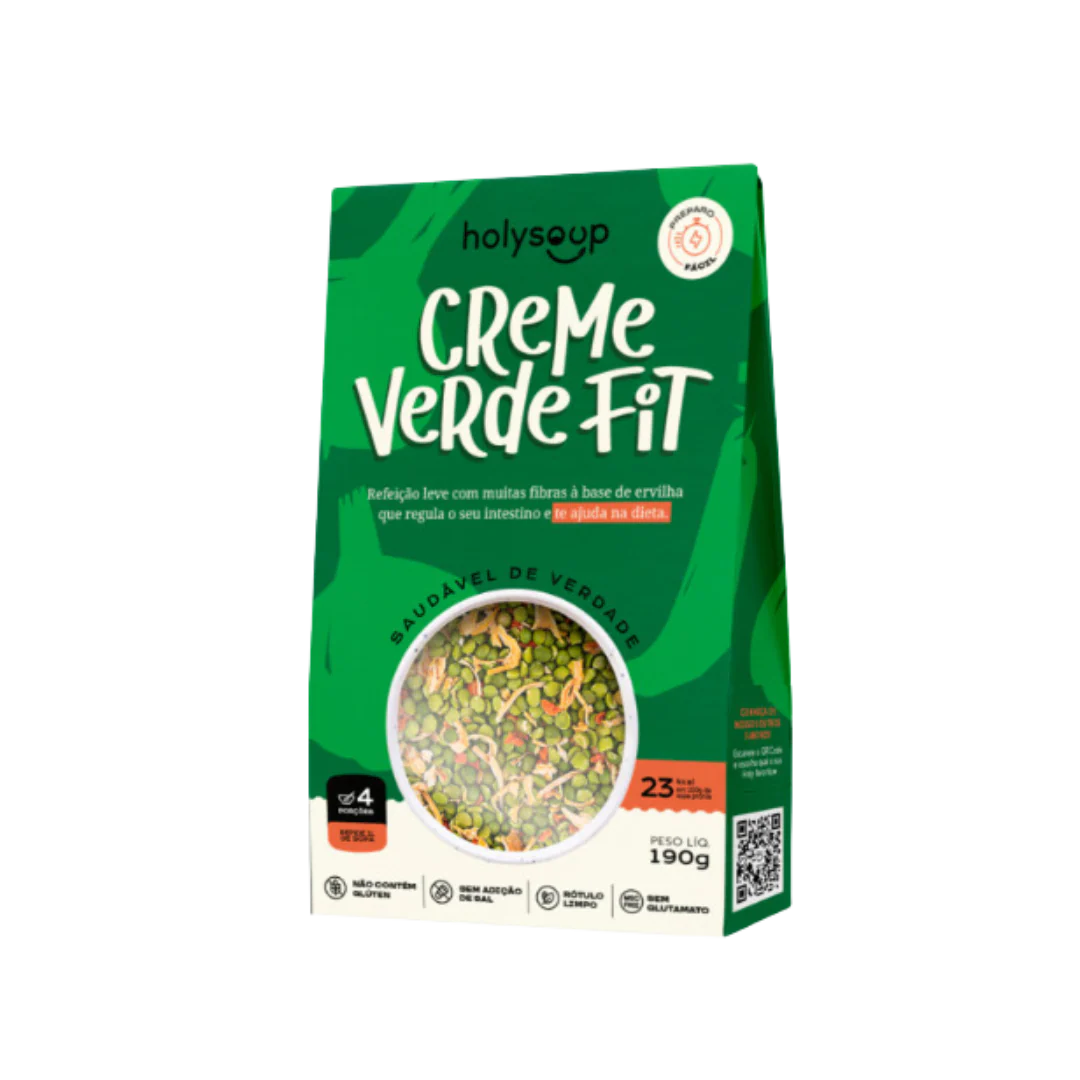 HOLYFOODS SOPA CREME VERDE FIT Z/G 130G