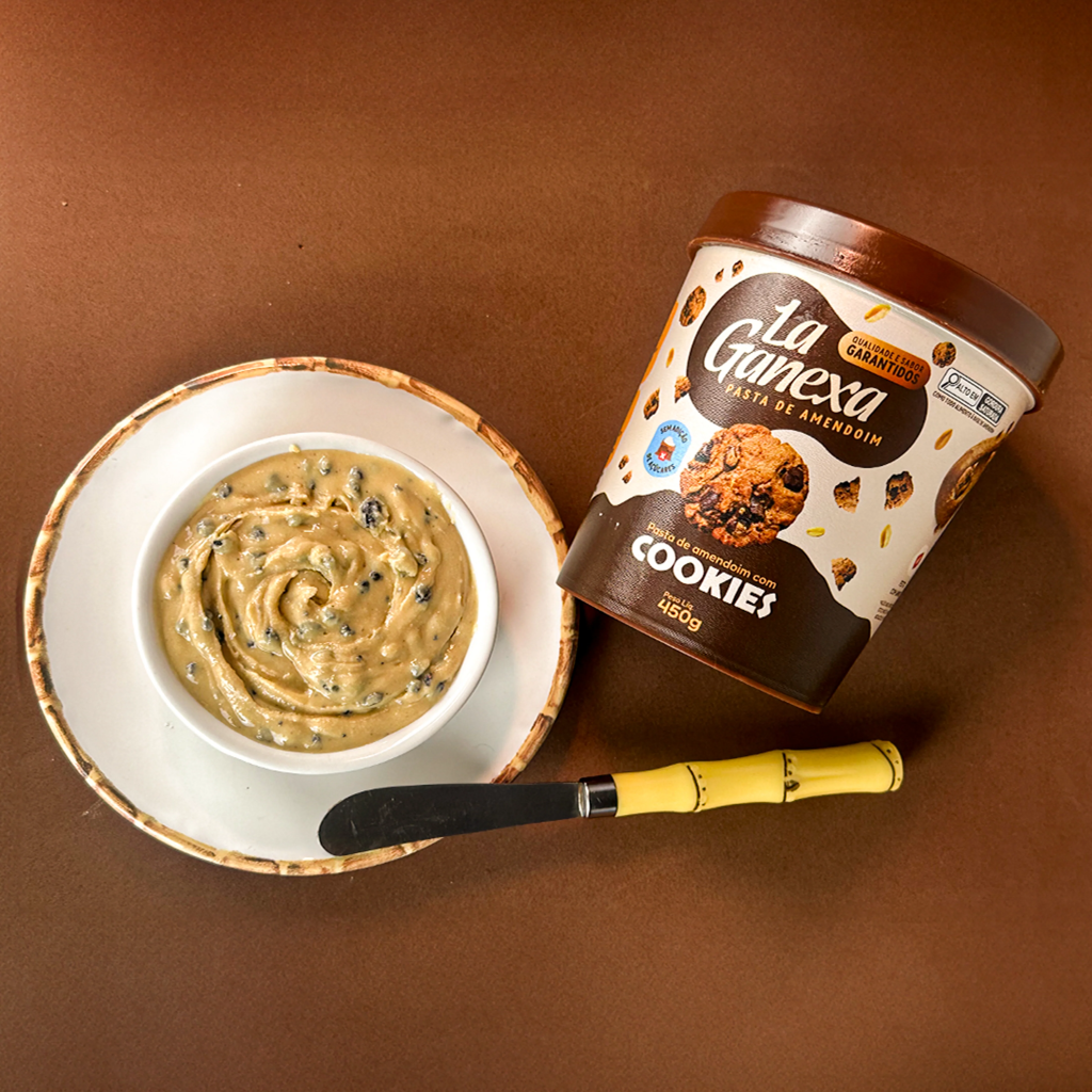 PASTA DE AMENDOIM SABOR COOKIES 450g