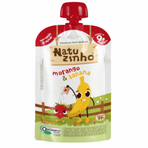NATUZINHO PAPINHA DE FRUTA ORG. FRAMBOESA MACA 99G