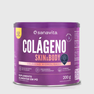 COLÁGENO SKIN BODY - ABACAXI C/HORTELA 200G